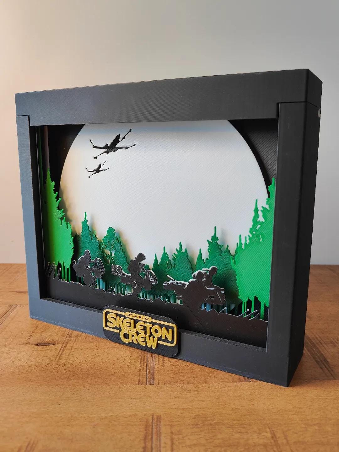 Skeleton Crew Shadow Box: 3D Printed Layered Fan Art