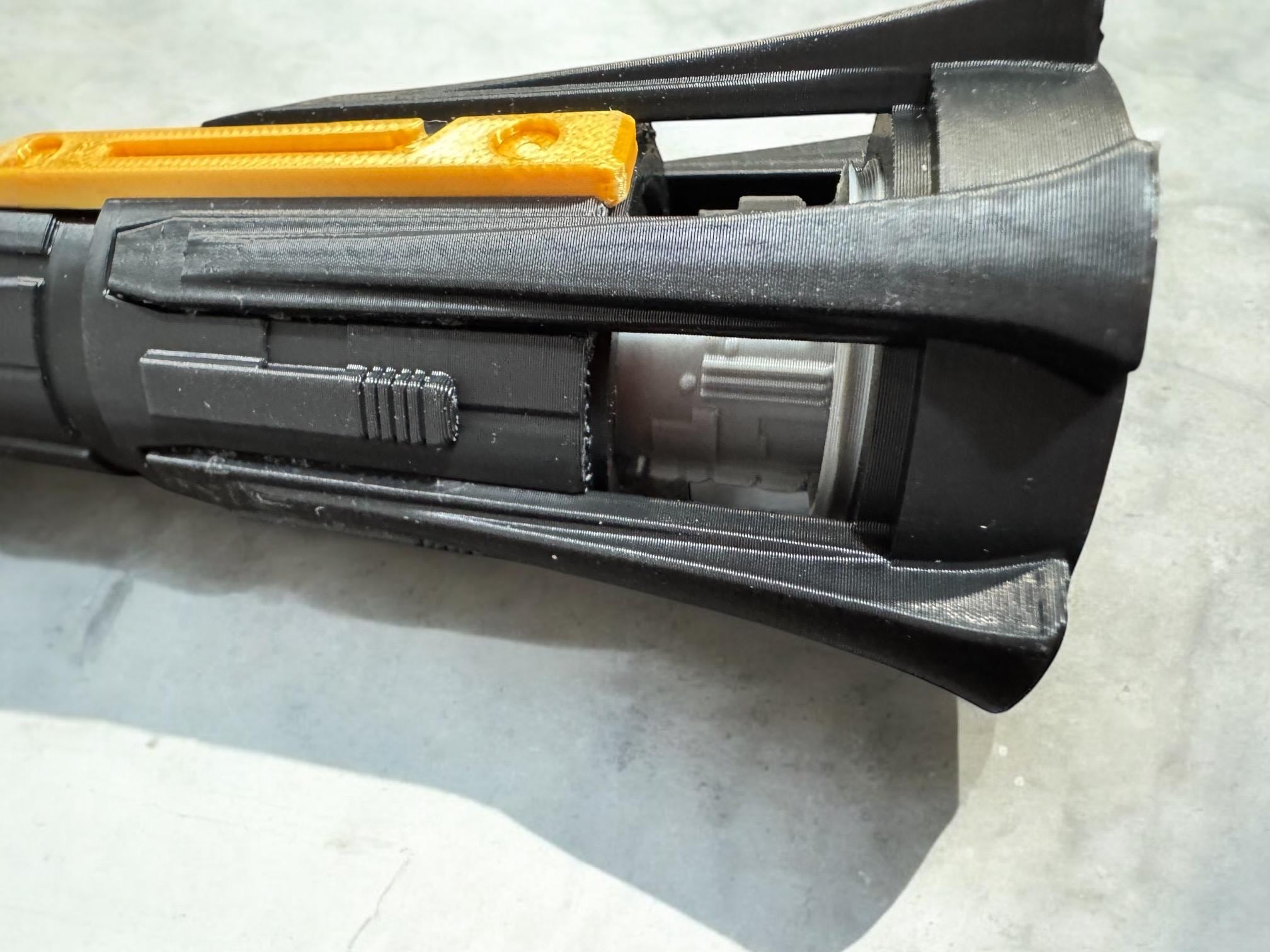 Kylo Ren's Lightsaber | No Paint Required | 3D Printed | Galaxy's Edge | Clone Wars | Lightsaber Display Mount on Desk or Wall