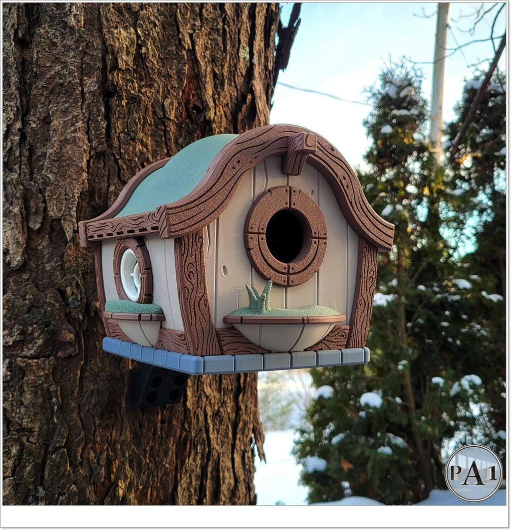 Bird House | Hobbit Hole | Blink Camera Compatible | 3D Printed | Birding