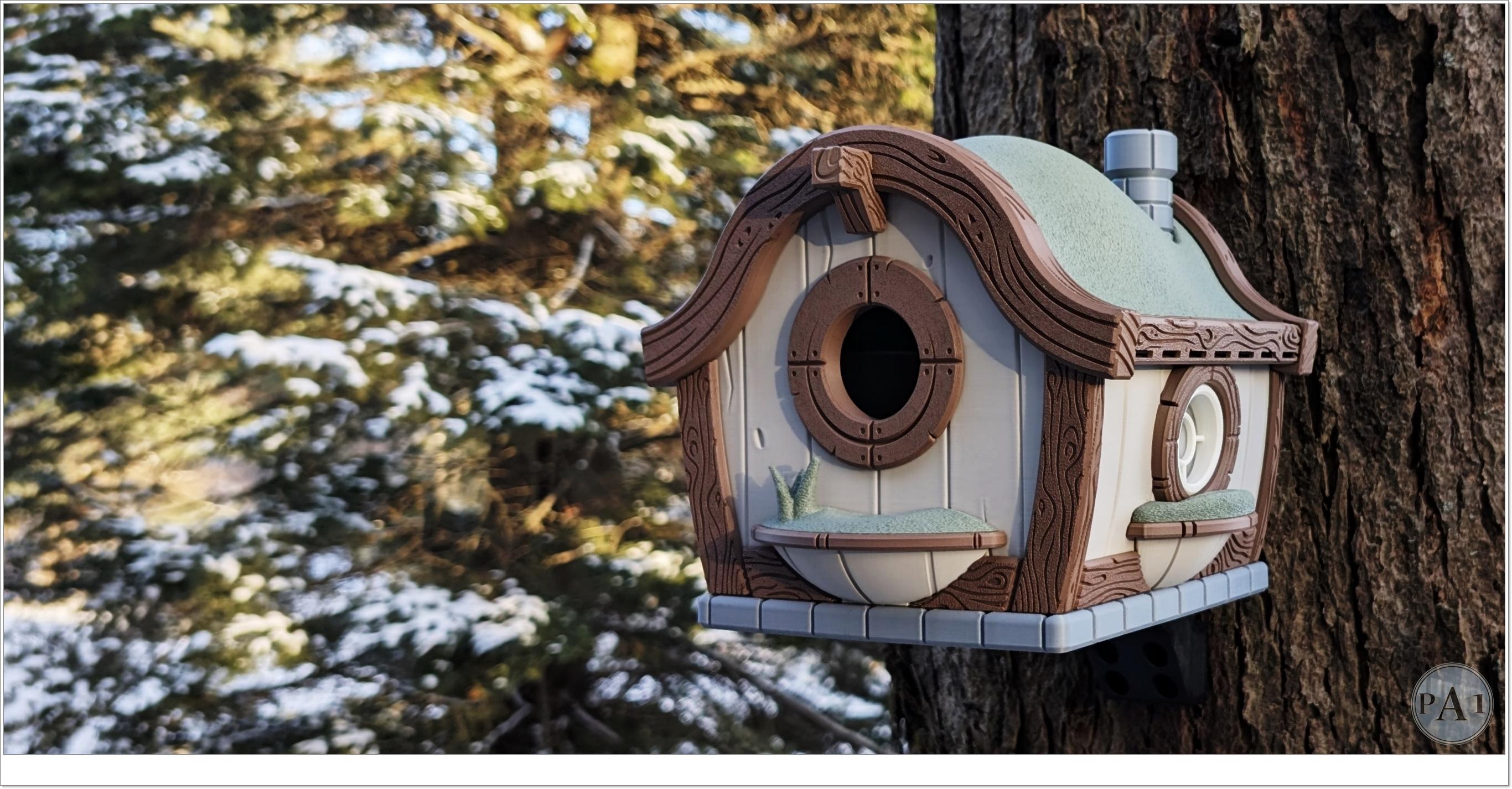Bird House | Hobbit Hole | Blink Camera Compatible | 3D Printed | Birding