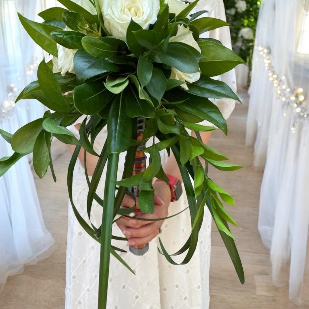 Leia's Lightsaber Bouquet Holder | Full Color | No Paint Required | 3D Printed