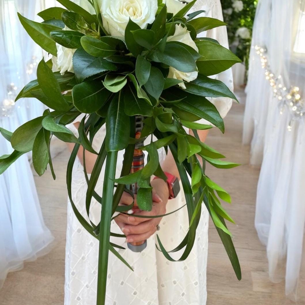 Leia's Lightsaber Bouquet Holder | Full Color | No Paint Required | 3D Printed