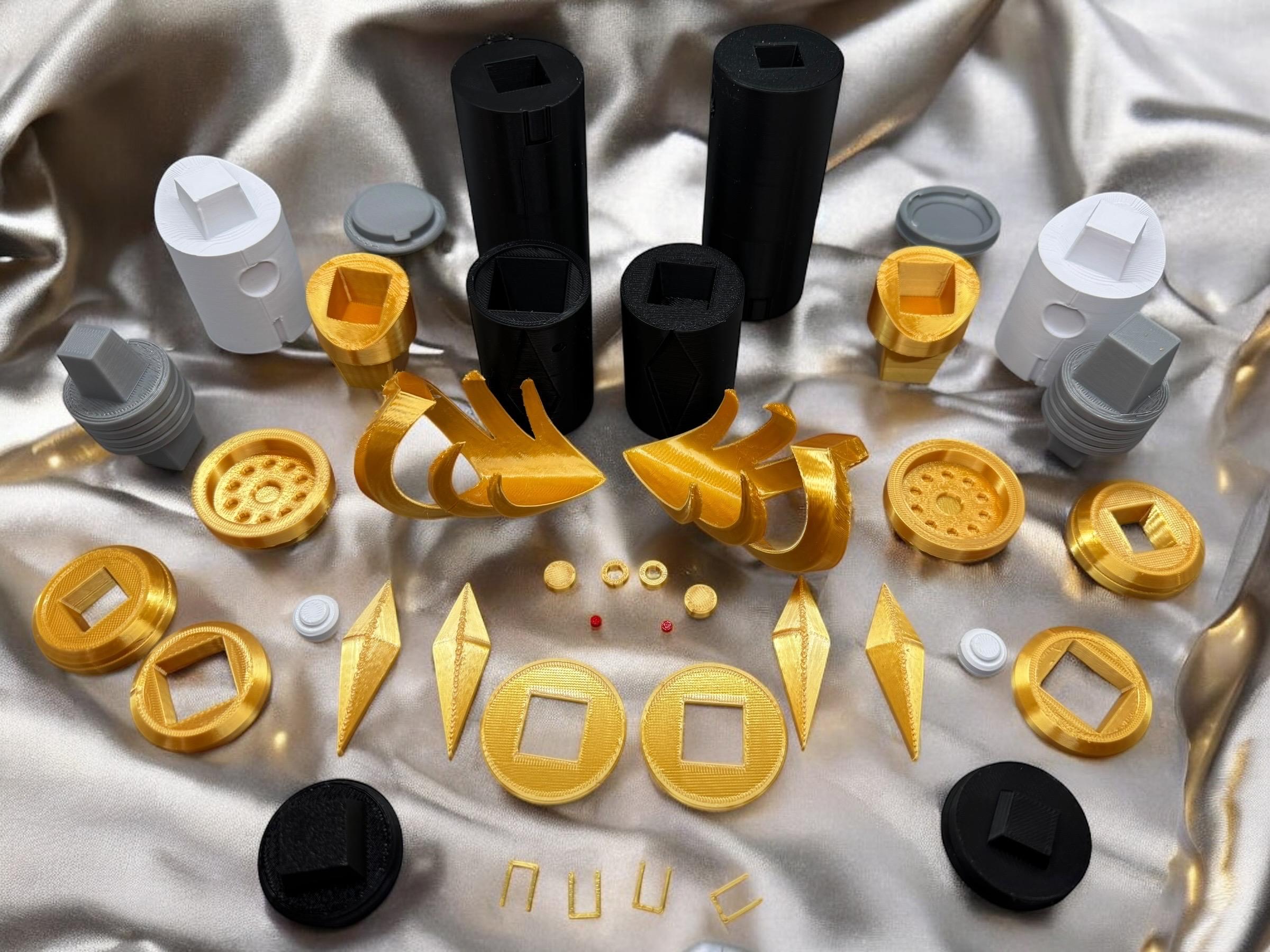 Keeve Trennis Lightsaber: 3D Printed High Republic Split Saber Display