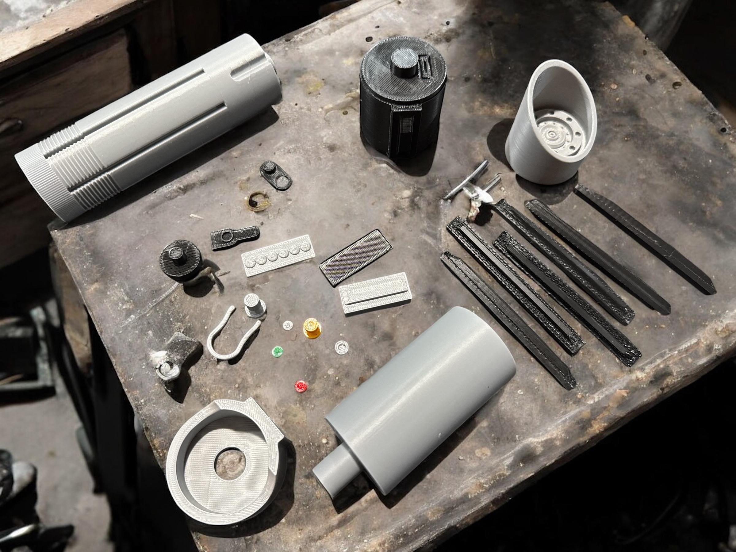 Anakin Skywalker's First Lightsaber | No Paint Required | 3D Printed | Attack of the Clones | Lightsaber Display Mount on Desk or Wall