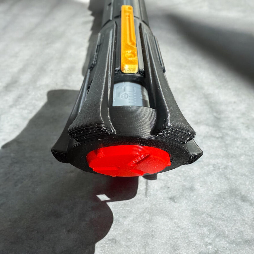 Kylo Ren's Lightsaber | No Paint Required | 3D Printed | Galaxy's Edge | Clone Wars | Lightsaber Display Mount on Desk or Wall