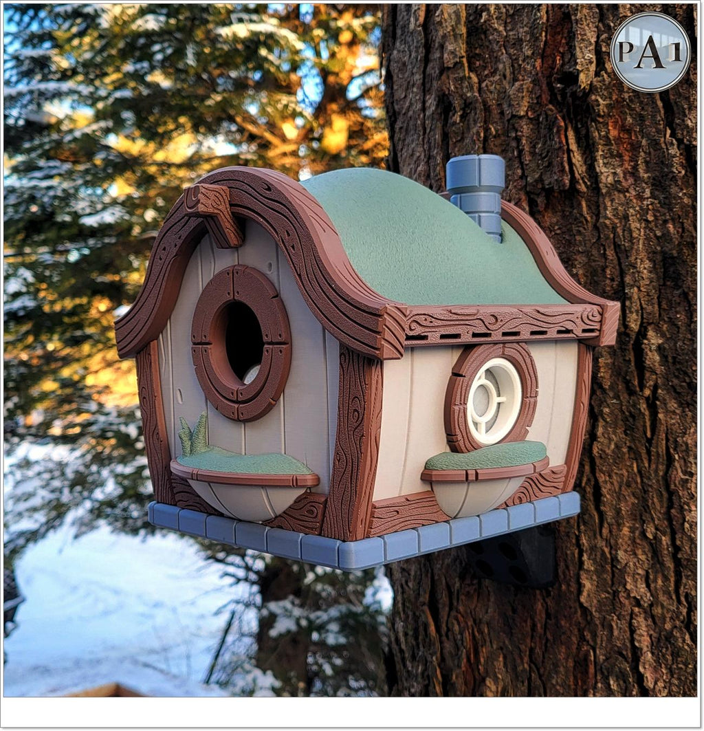 Bird House | Hobbit Hole | Blink Camera Compatible | 3D Printed | Birding