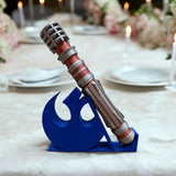 Leia's Lightsaber Bouquet Holder | Full Color | No Paint Required | 3D Printed