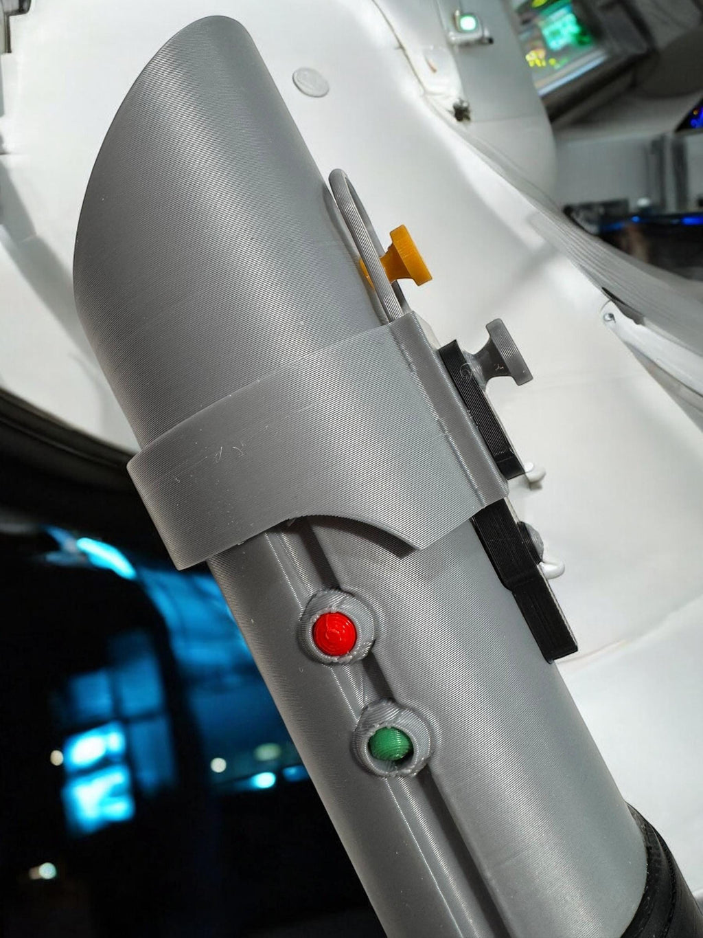 Anakin Skywalker's First Lightsaber | No Paint Required | 3D Printed | Attack of the Clones | Lightsaber Display Mount on Desk or Wall