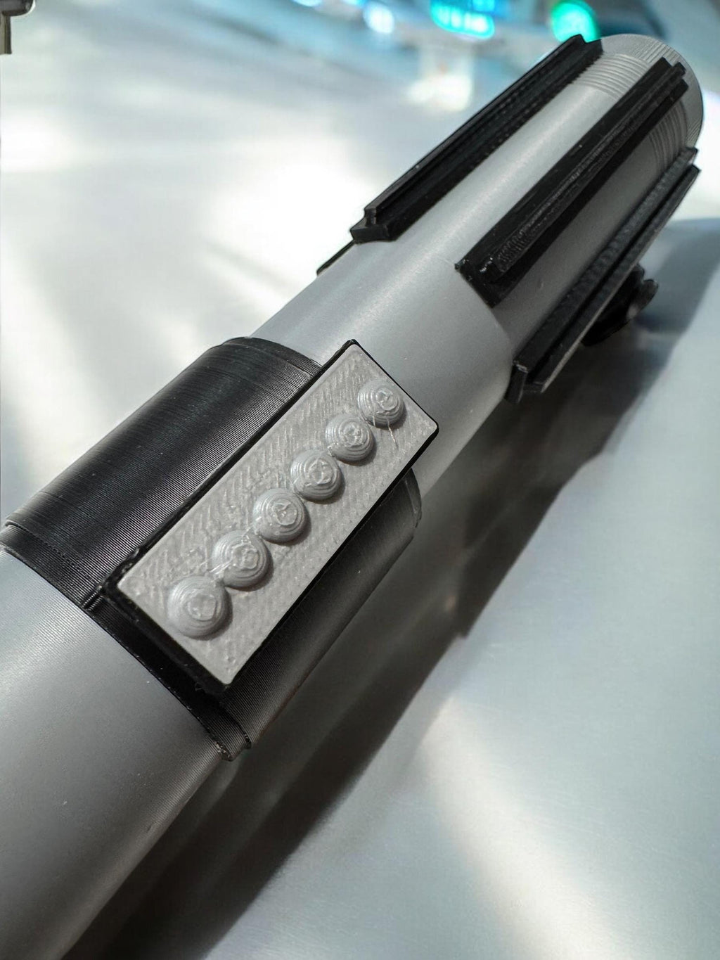 Anakin Skywalker's First Lightsaber | No Paint Required | 3D Printed | Attack of the Clones | Lightsaber Display Mount on Desk or Wall