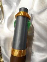 Reath Silas' Lightsaber from the High Republic | No Paint Required | 3D Printed | The Acolyte | Lightsaber Display Mount on Desk or Wall