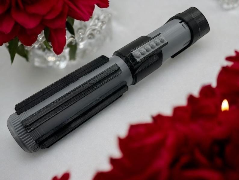 Lightsaber Bouquet Holder | Darth Vader | No Paint Required | 3D Printed
