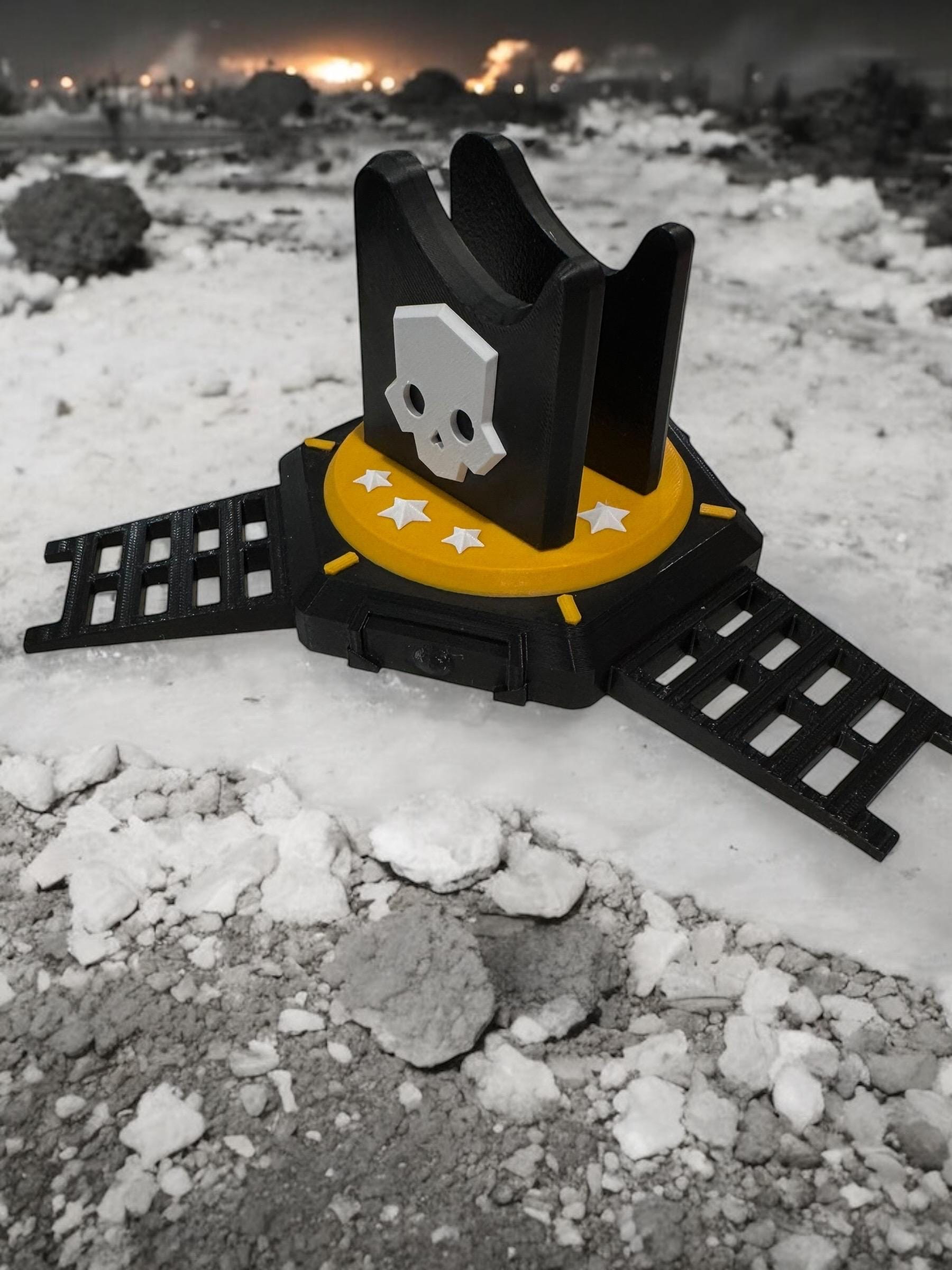 Helldivers Controller Stand | PS5 & Xbox Video Game | Sweet Liberty | 3D Printed | In Color | Non Functional | For Democracy | Super Earth