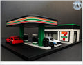 7-11 Diorama – Hot Wheels Scale – 3D Printed – Full Color Printed Display, 1:64 Scale Accessory