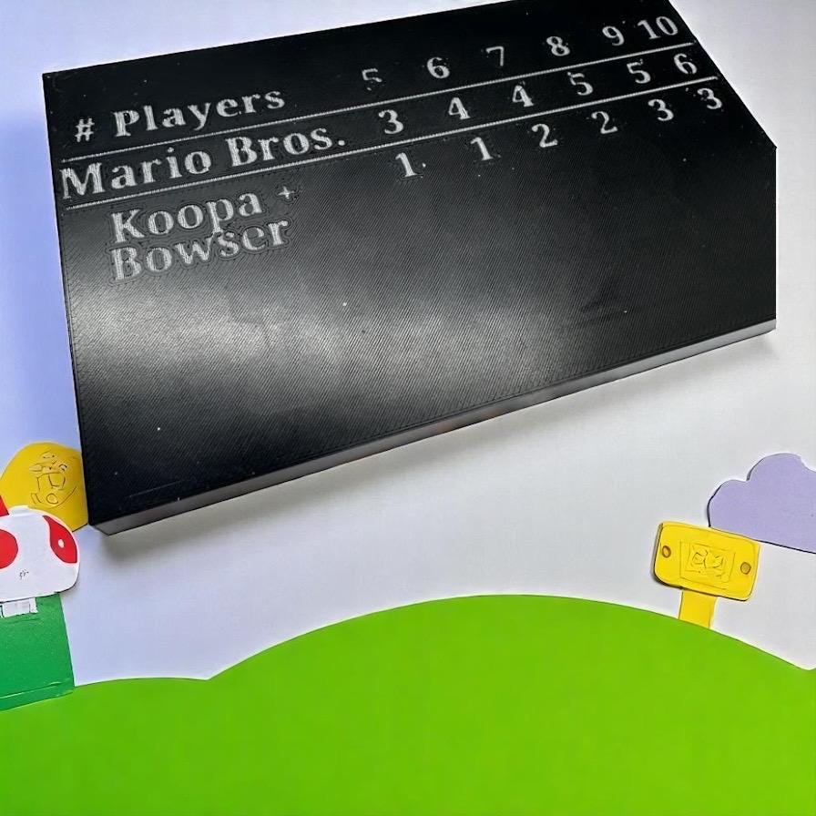 Secret Koopa | Secret Hitler | Super Mario | 3D Printed | In-Color | Mystery Games | Murder Mystery | Tabletop Games-Party Games-Board Game