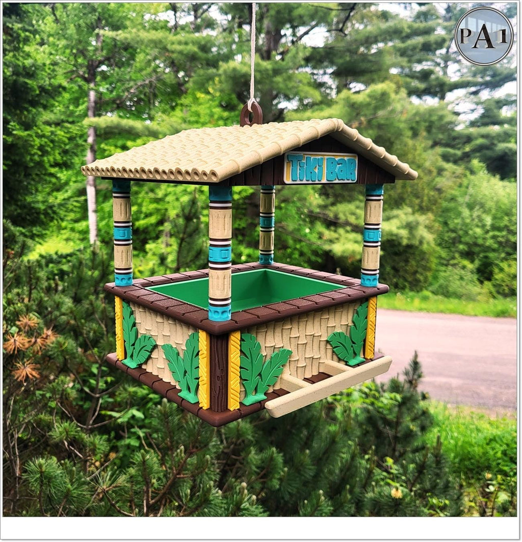 Bird Feeder | Tiki Bar | 3D Printed