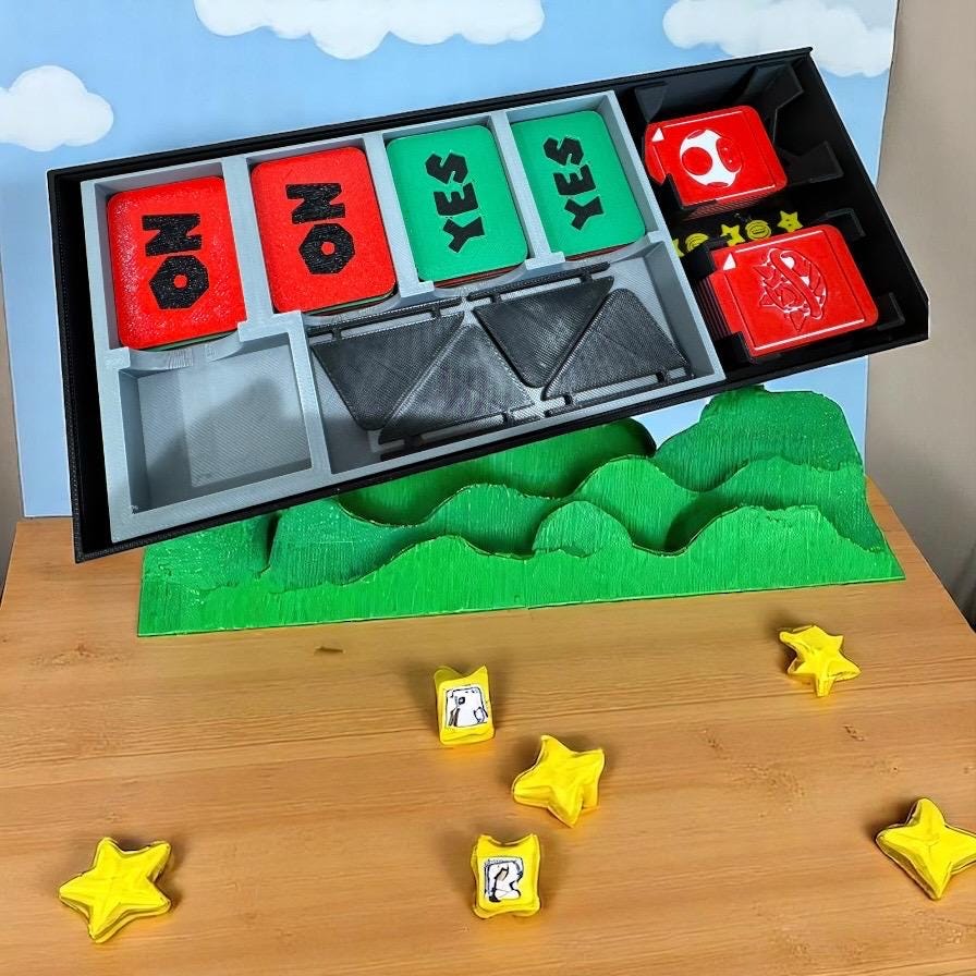 Secret Koopa | Secret Hitler | Super Mario | 3D Printed | In-Color | Mystery Games | Murder Mystery | Tabletop Games-Party Games-Board Game