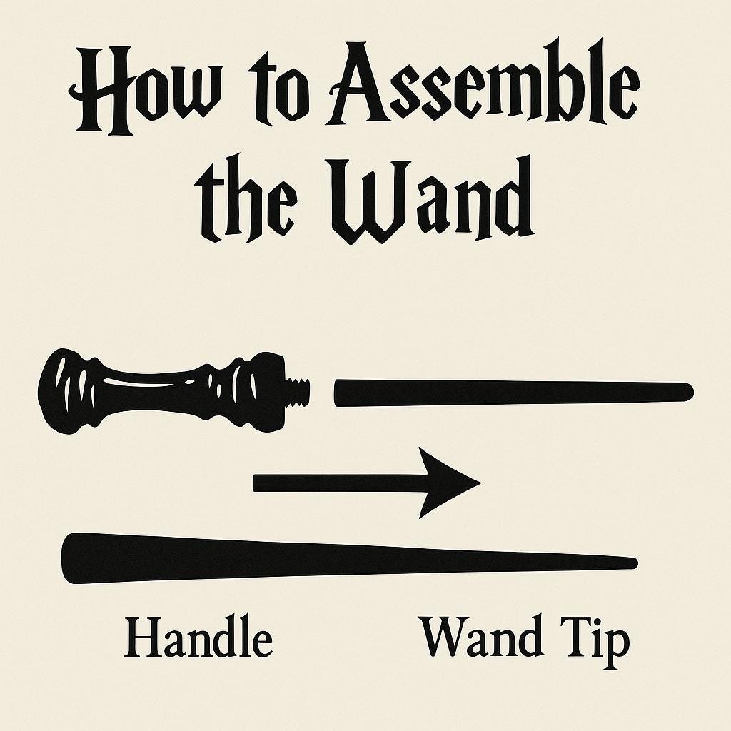 Wizard Wand Party Favors: Modular 3D Printed Wands