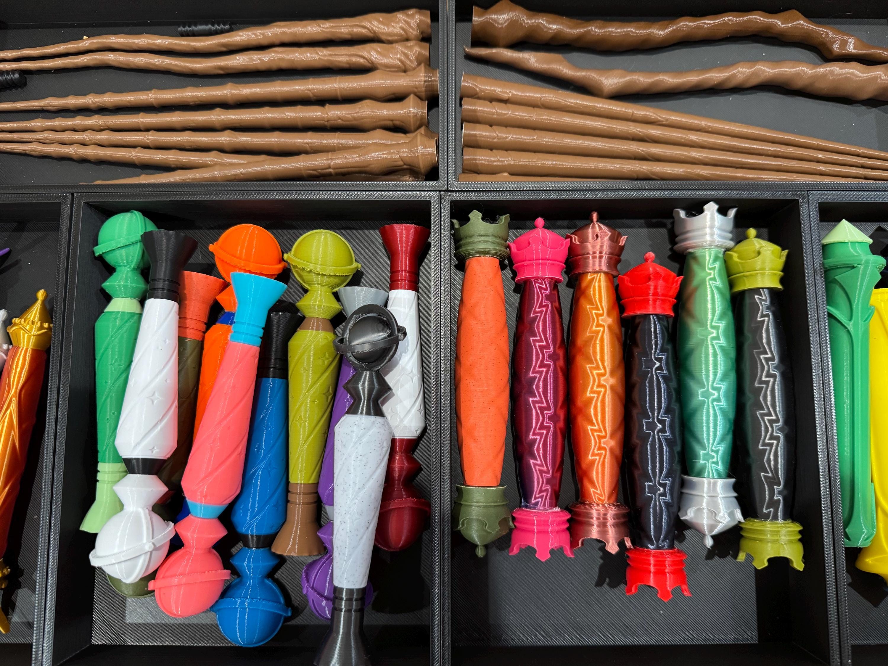 Wizard Wand Party Favors: Modular 3D Printed Wands