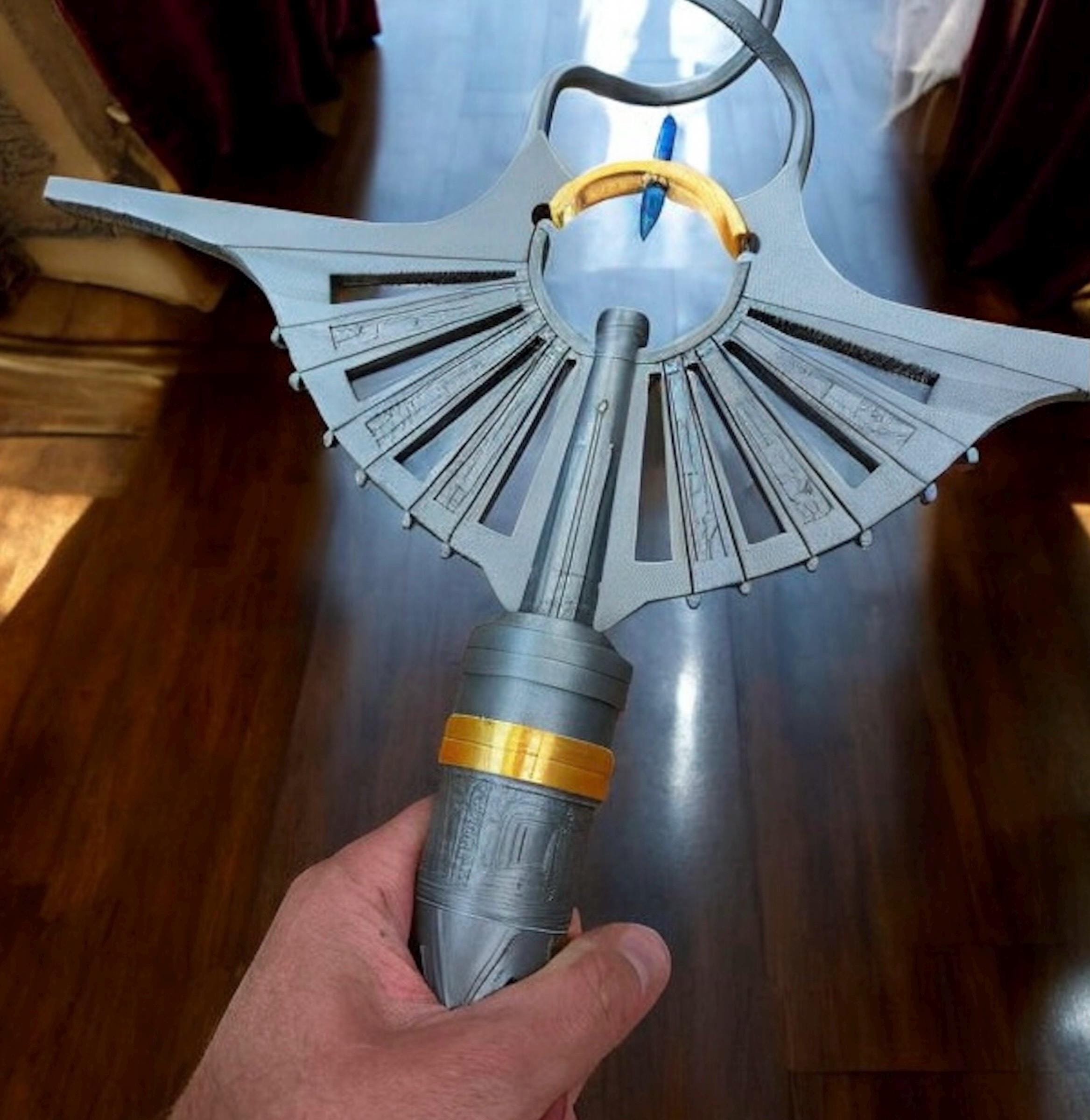 Lord Corvax Lightsaber Replica: 3D Printed Display - Vader Immortal