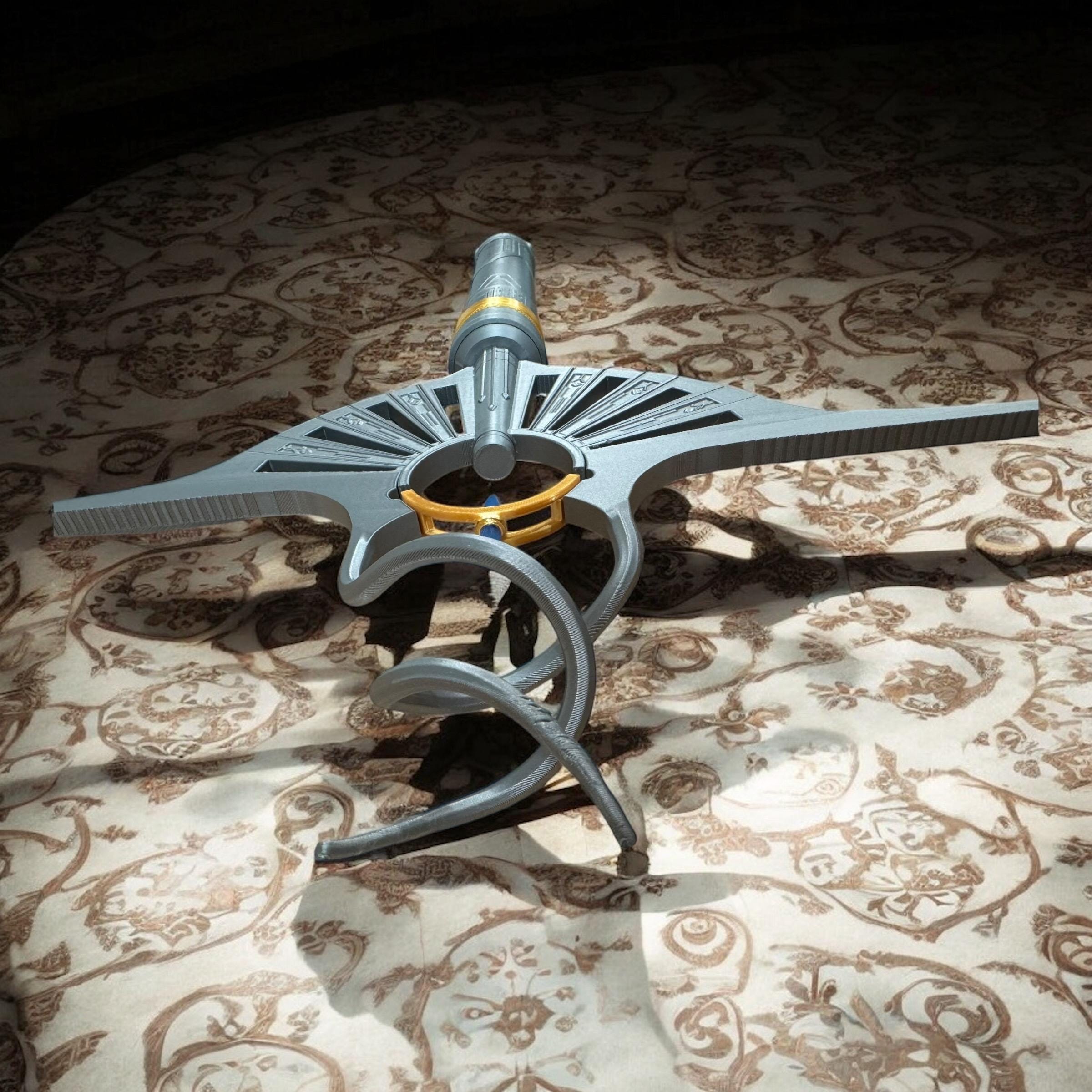 Lord Corvax Lightsaber Replica: 3D Printed Display - Vader Immortal