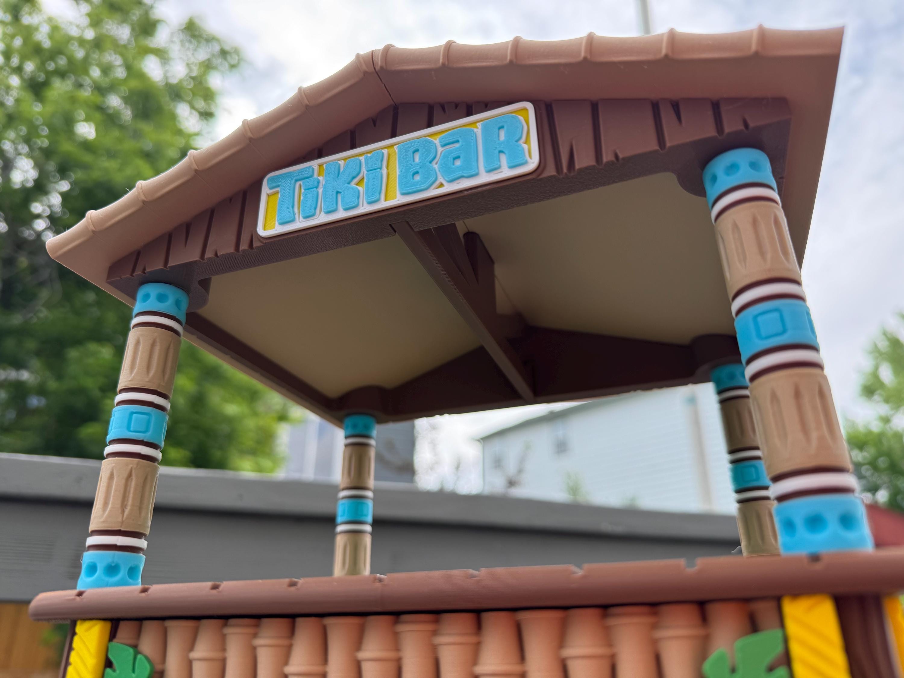 Bird Feeder | Tiki Bar | 3D Printed
