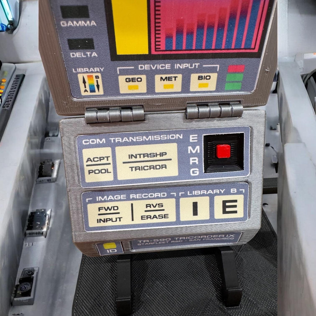 Tricorder | Voyager | Deep Space Nine | First Contact | 3D Printed | TV Movie Memorabilia Replica Props | Cosplay Props | Costume