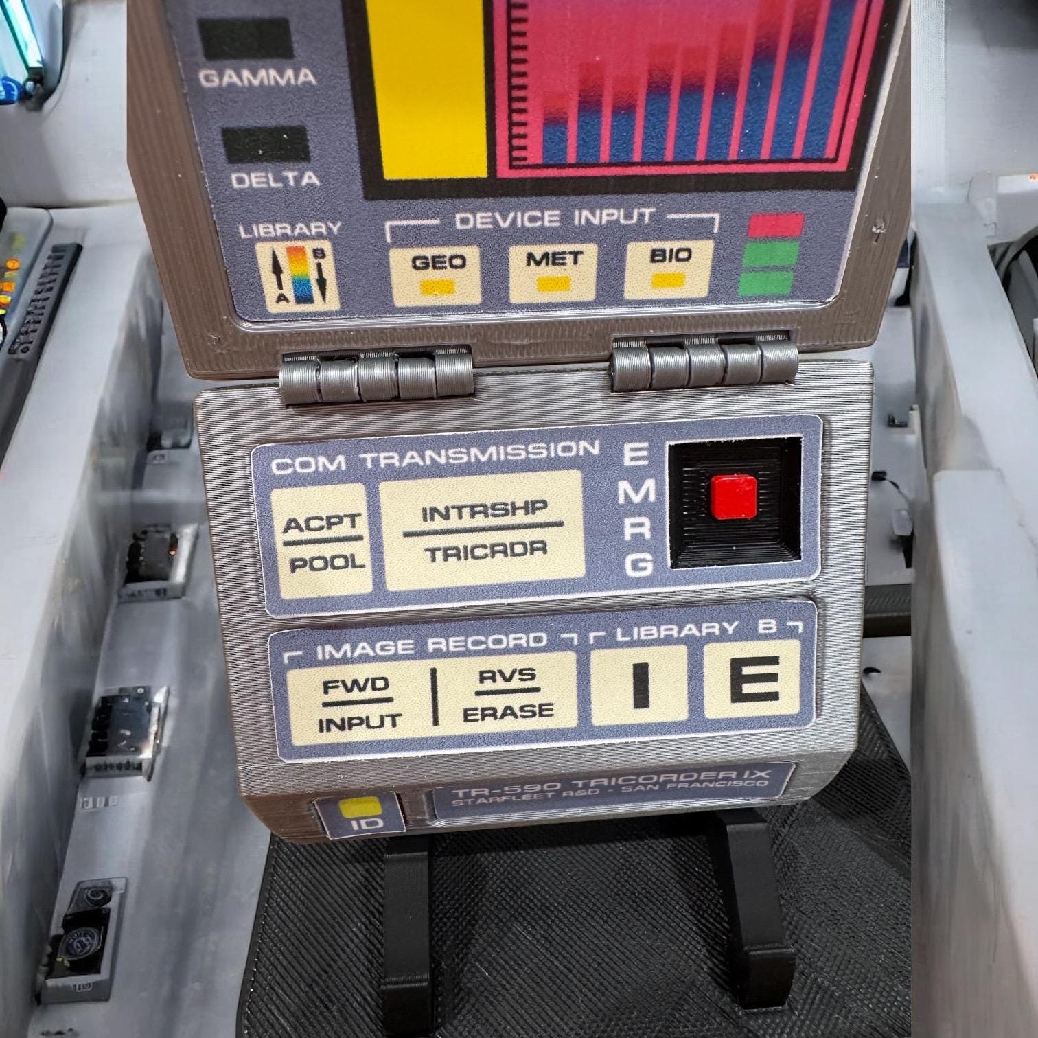 Tricorder | Voyager | Deep Space Nine | First Contact | 3D Printed | TV Movie Memorabilia Replica Props | Cosplay Props | Costume