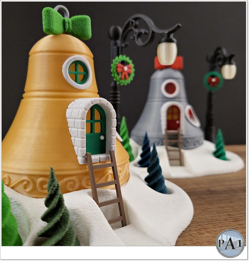 Fairy Garden | Bell | Christmas Village | 3D Printed