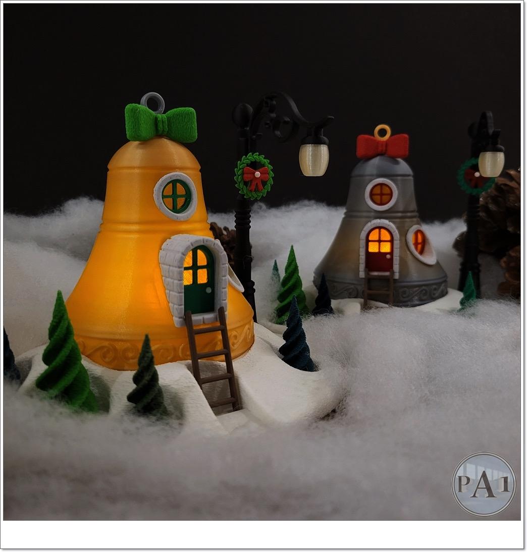 Fairy Garden | Bell | Christmas Village | 3D Printed