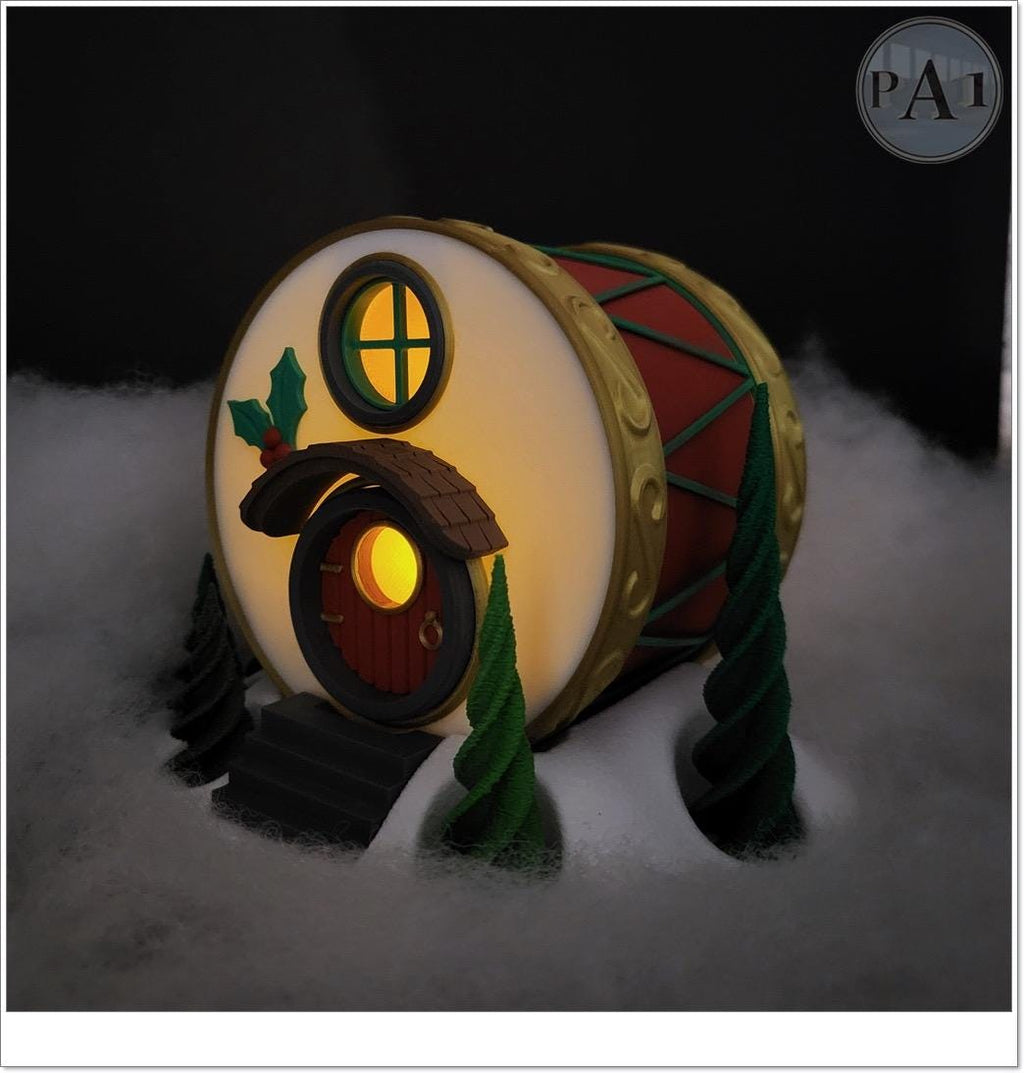 Fairy Garden | Drum | Christmas Village | 3D Printed