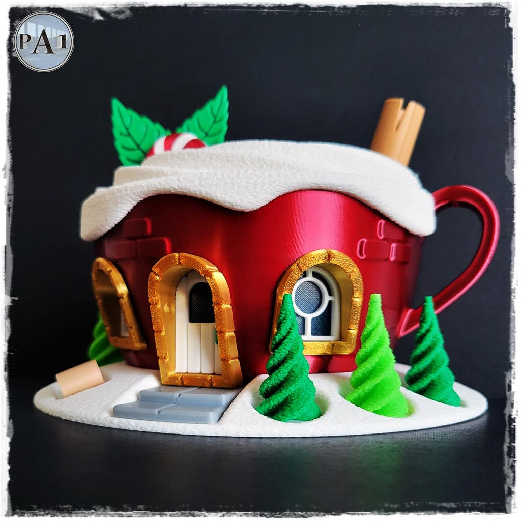 Fairy Garden | Hot Cocoa Cup | Christmas Village | 3D Printed