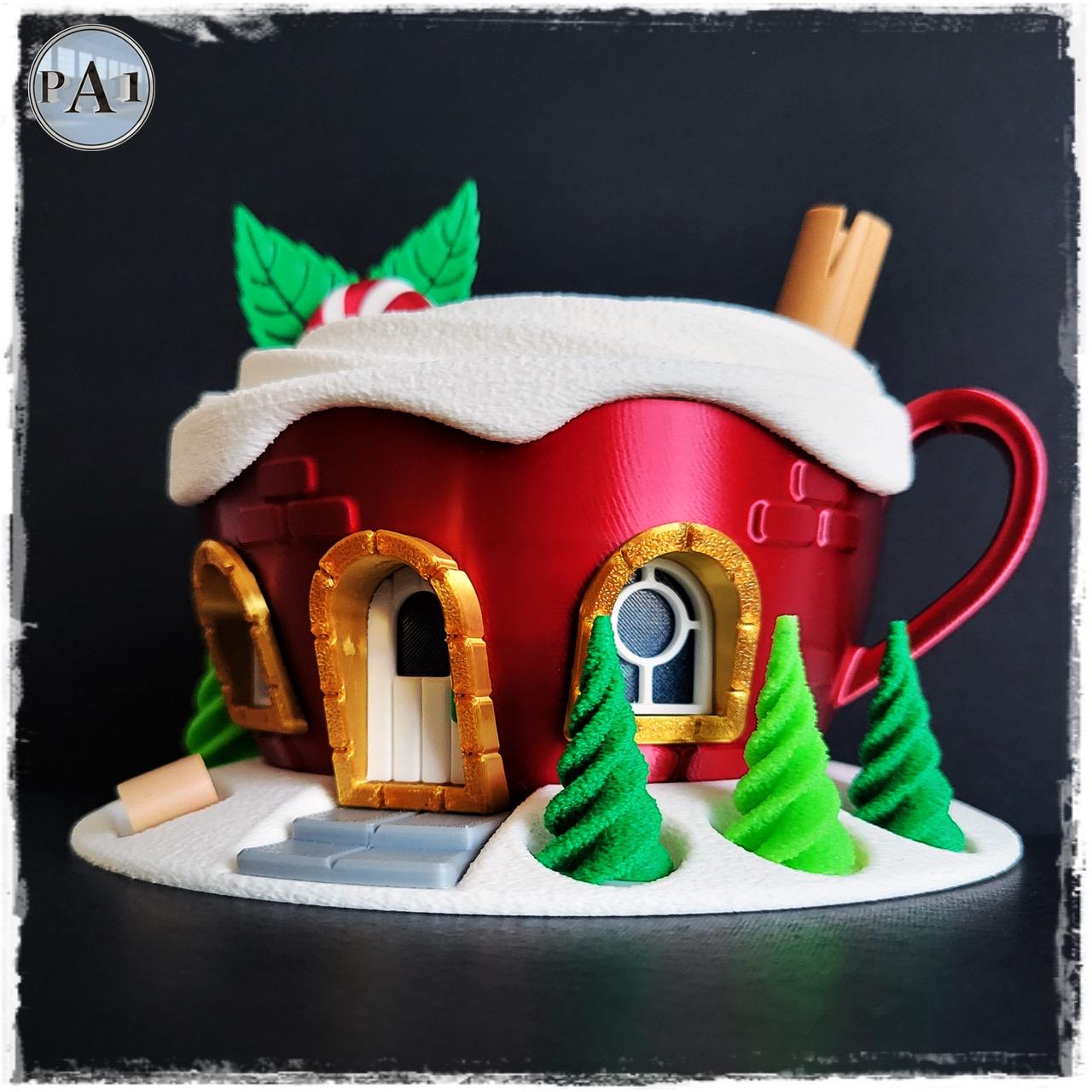 Fairy Garden | Hot Cocoa Cup | Christmas Village | 3D Printed