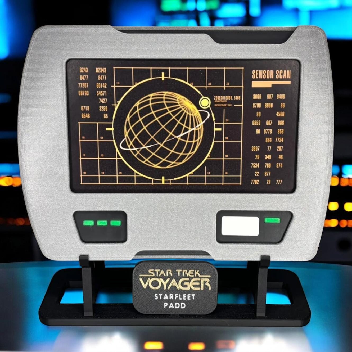 PADD | Voyager | 3D Printed | TV Movie Memorabilia Replica Props | Cosplay Props | Costume