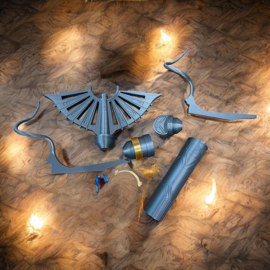 Lord Corvax Lightsaber Replica: 3D Printed Display - Vader Immortal