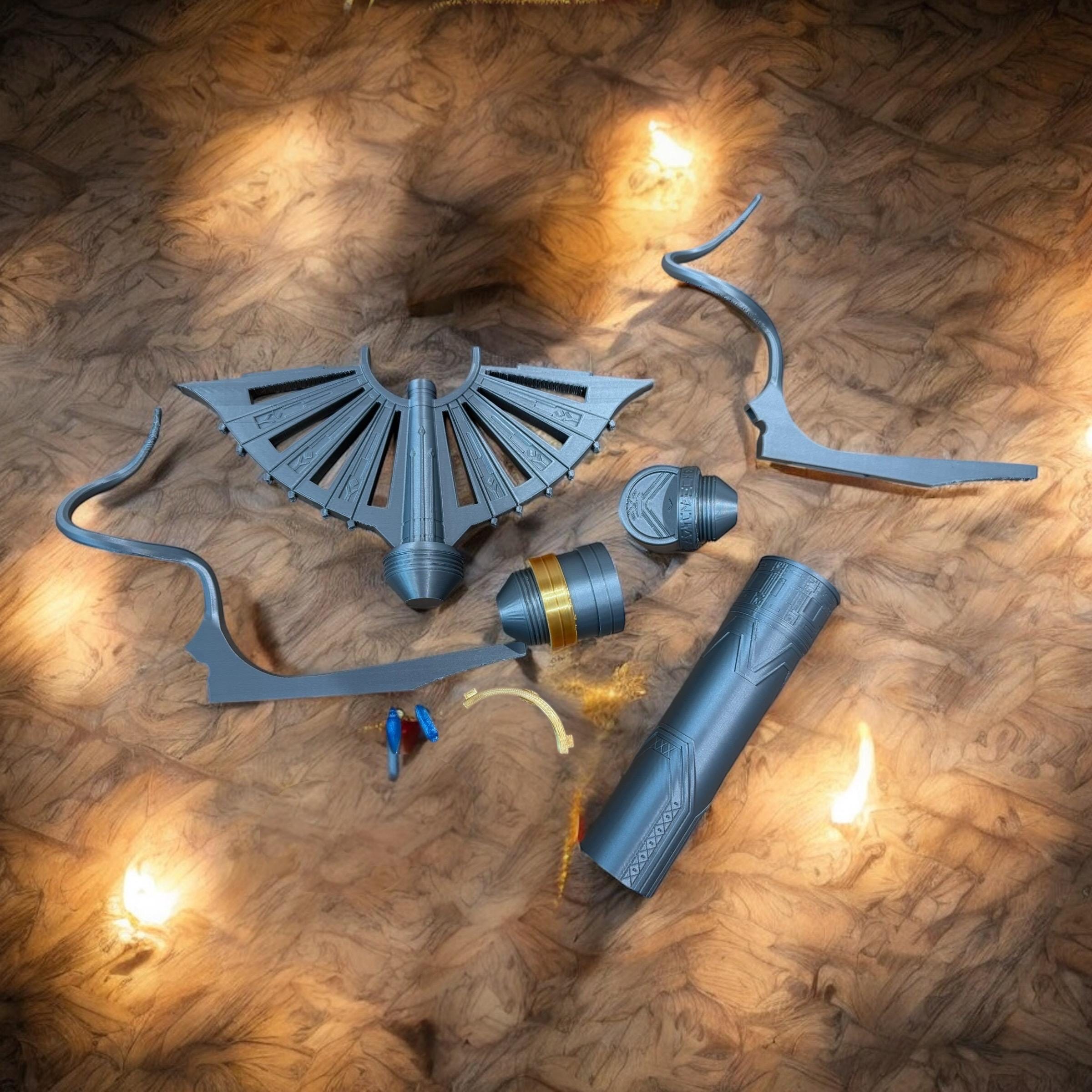 Lord Corvax Lightsaber Replica: 3D Printed Display - Vader Immortal