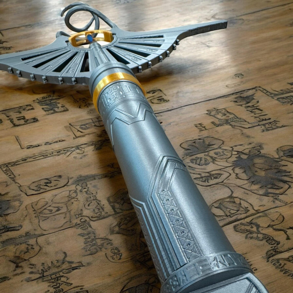 Lord Corvax Lightsaber Replica: 3D Printed Display - Vader Immortal