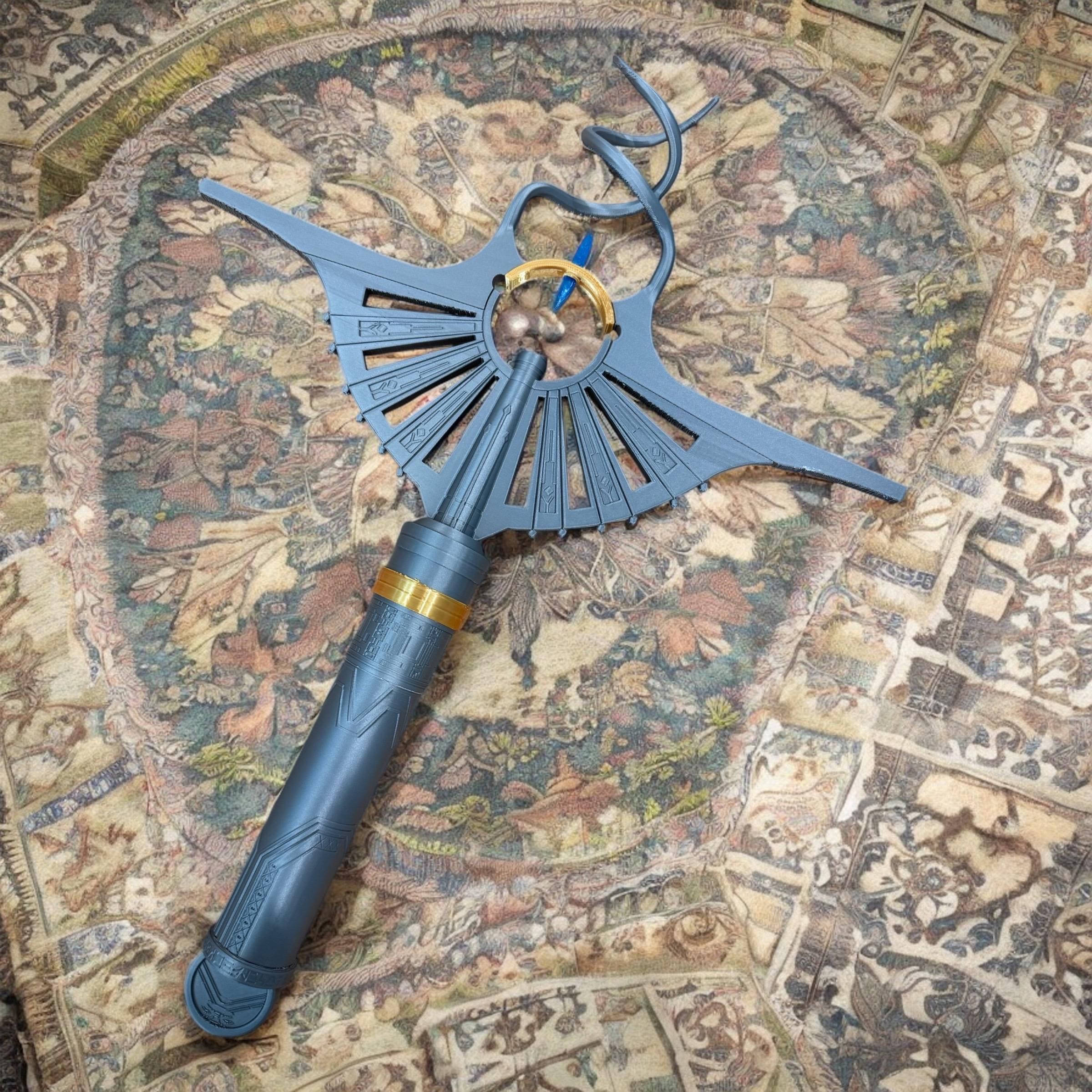 Lord Corvax Lightsaber Replica: 3D Printed Display - Vader Immortal