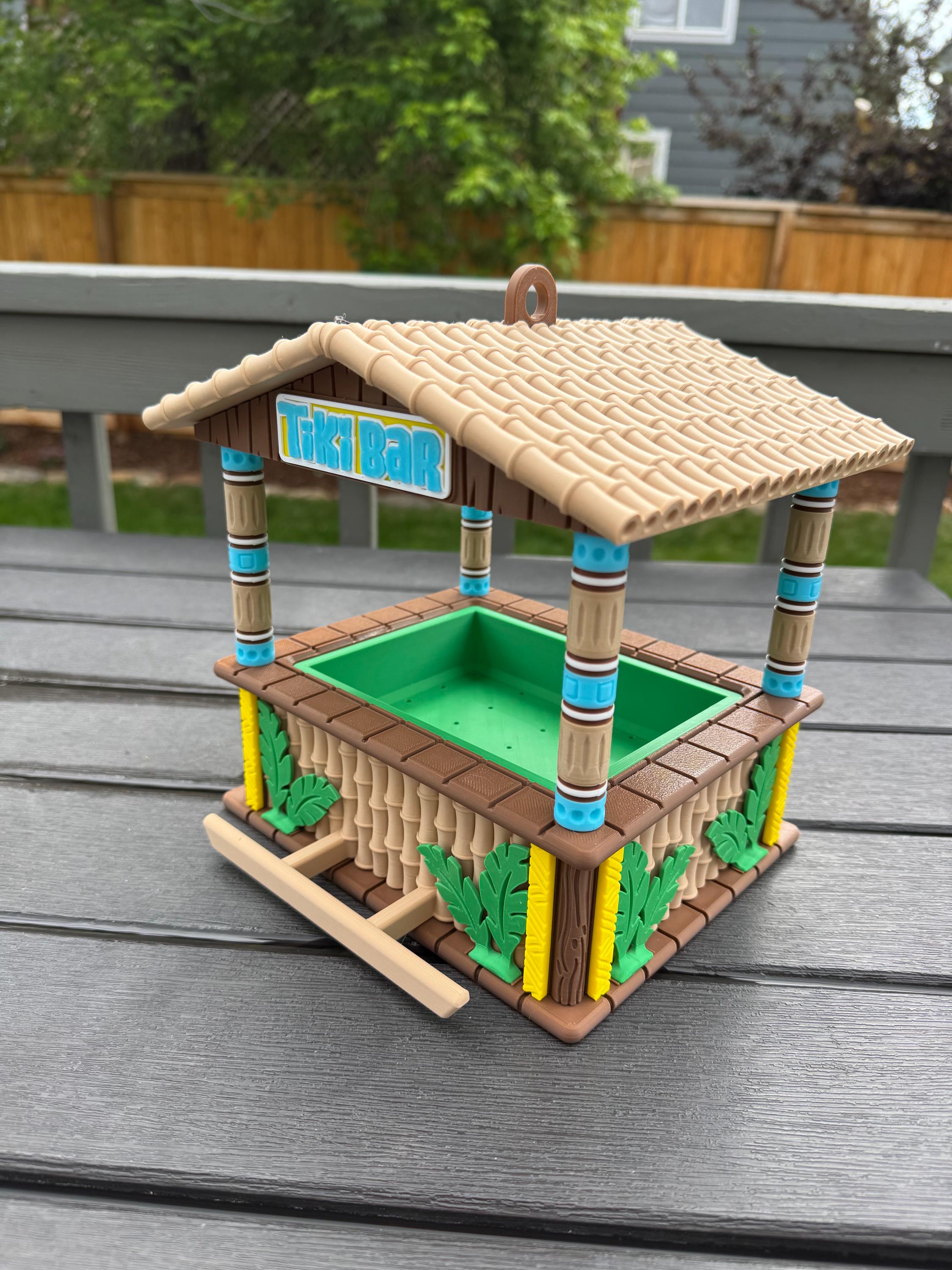 Bird Feeder | Tiki Bar | 3D Printed