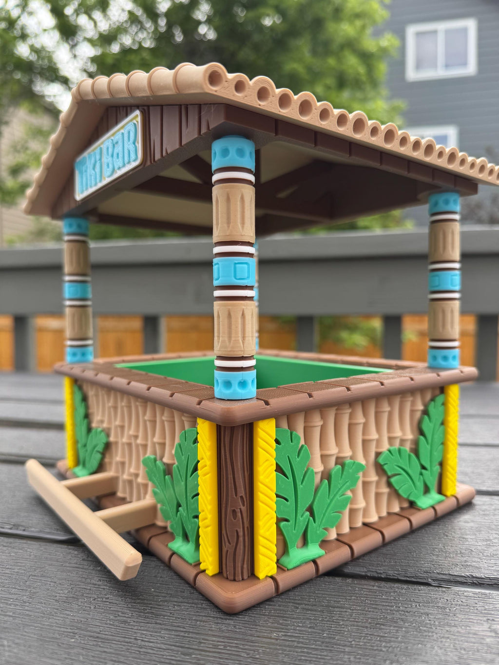 Bird Feeder | Tiki Bar | 3D Printed