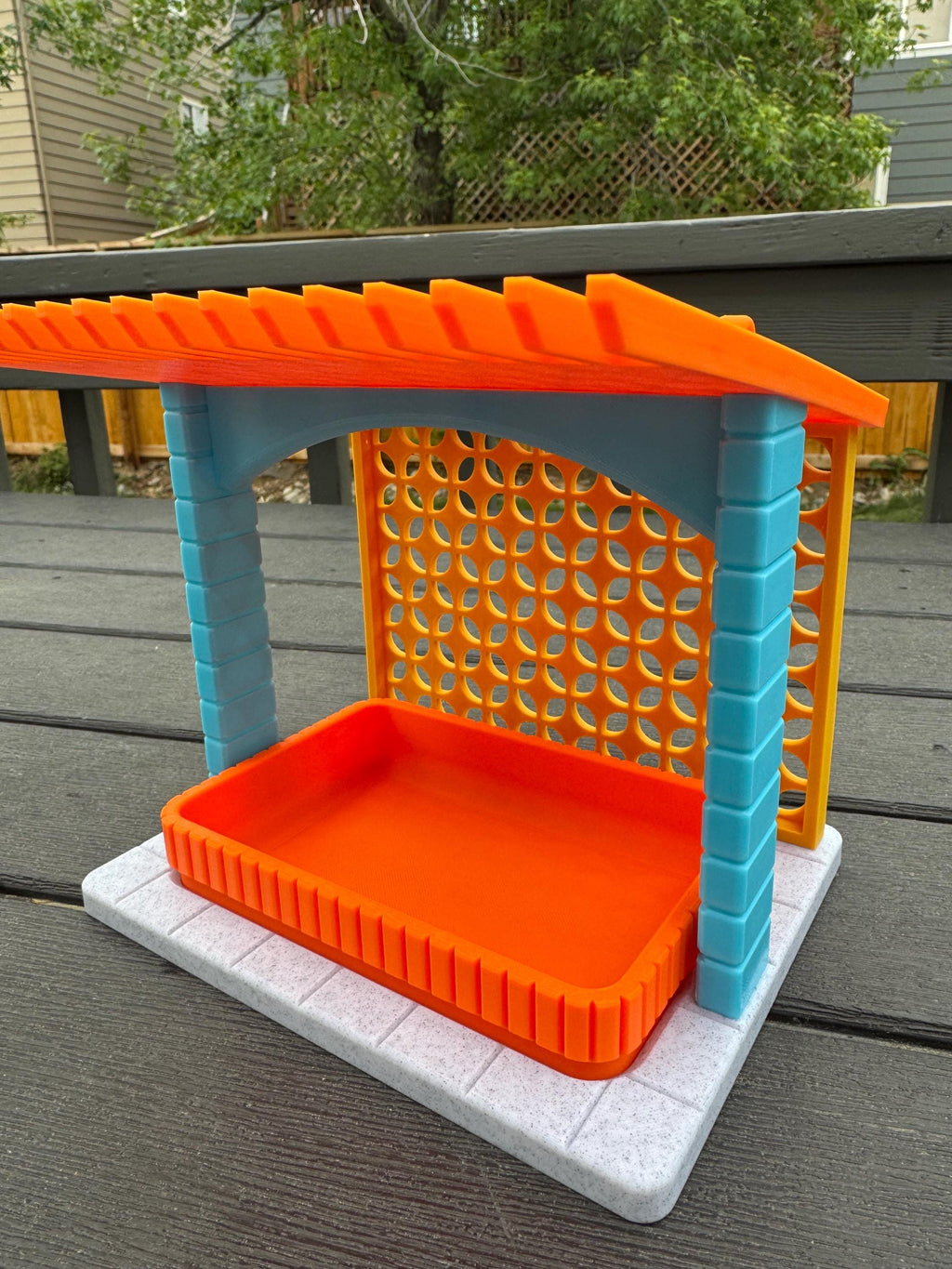 Bird Feeder | Mid Century Modern v2 | 3D Printed