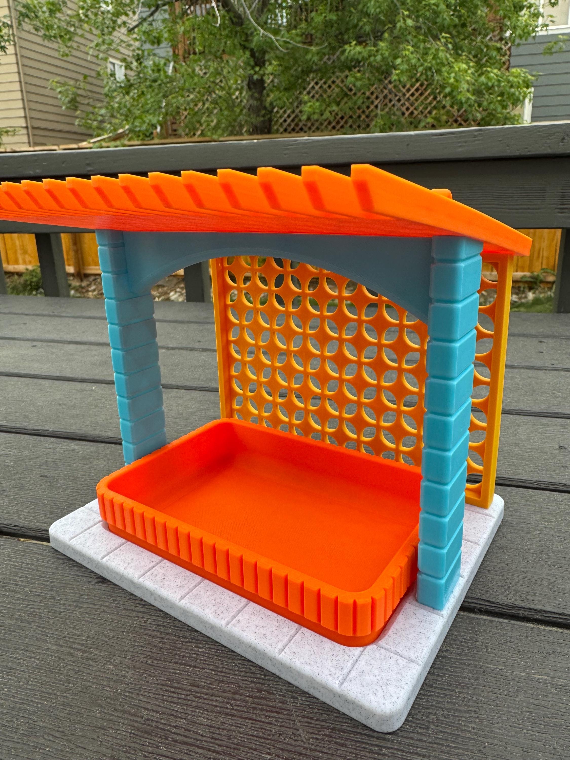 Bird Feeder | Mid Century Modern v2 | 3D Printed