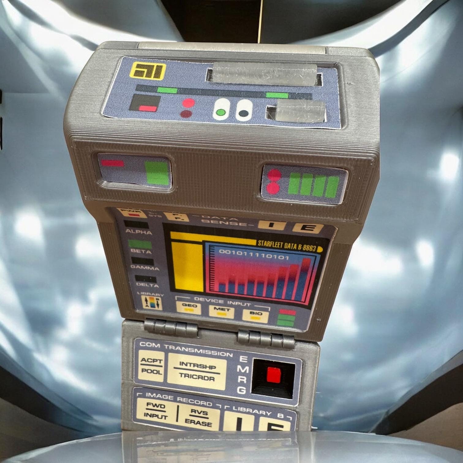 Tricorder | Voyager | Deep Space Nine | First Contact | 3D Printed | TV Movie Memorabilia Replica Props | Cosplay Props | Costume