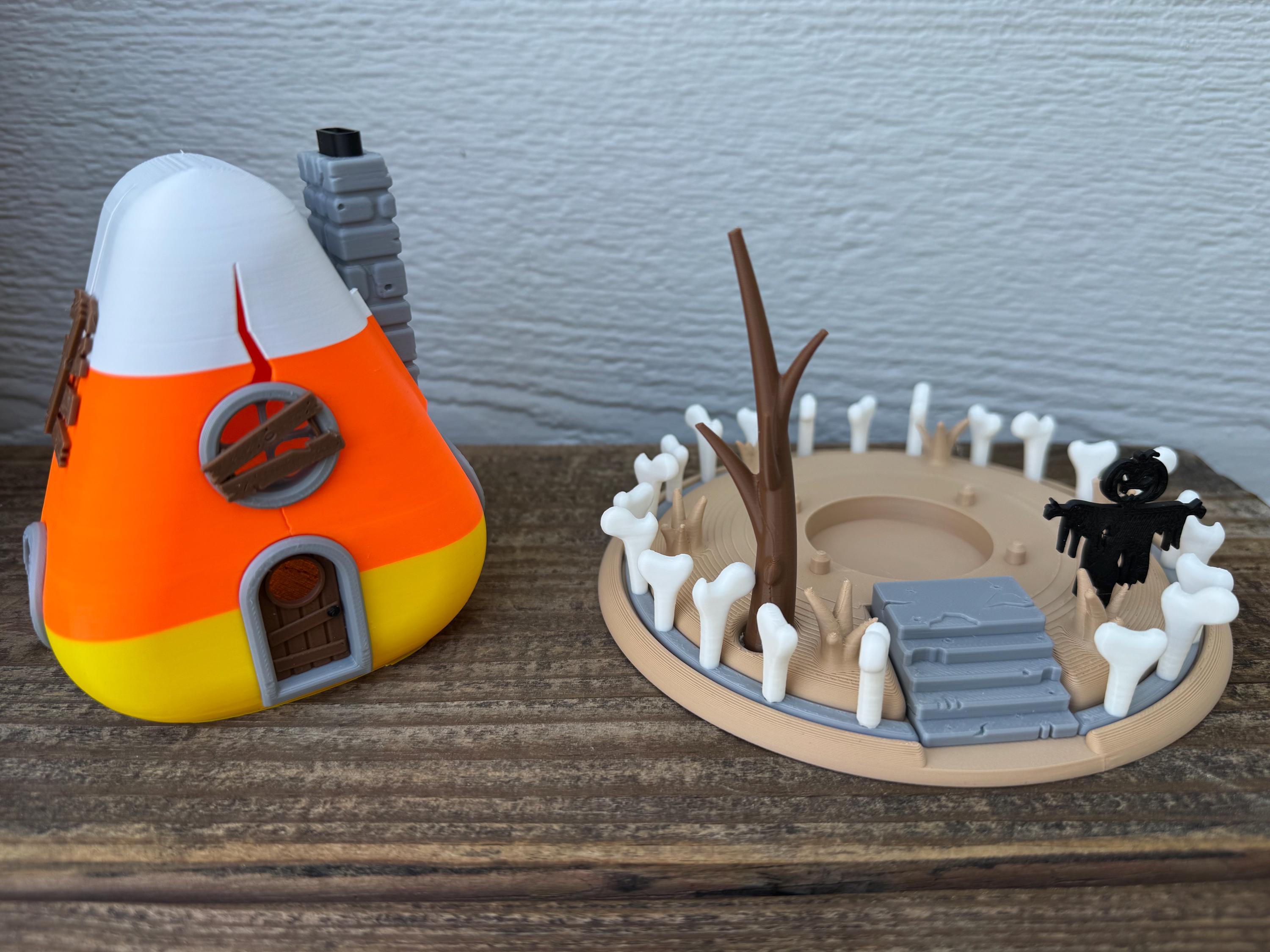 Fairy Garden | Candy Corn | Halloween | 3D Printed