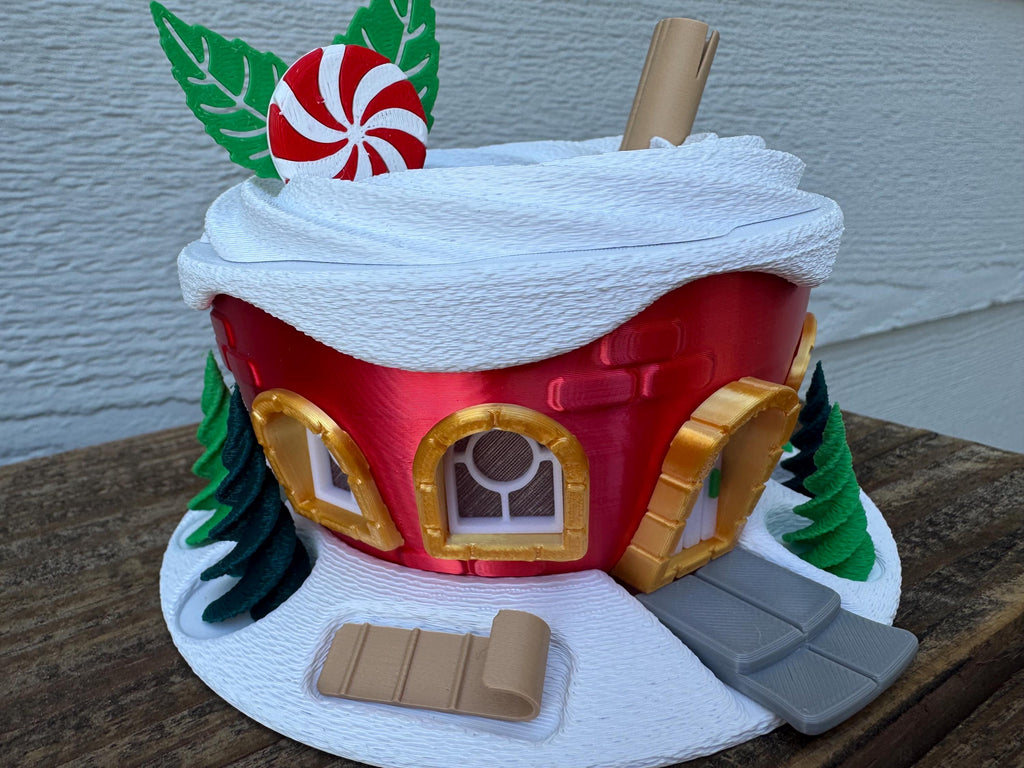 Fairy Garden | Hot Cocoa Cup | Christmas Village | 3D Printed