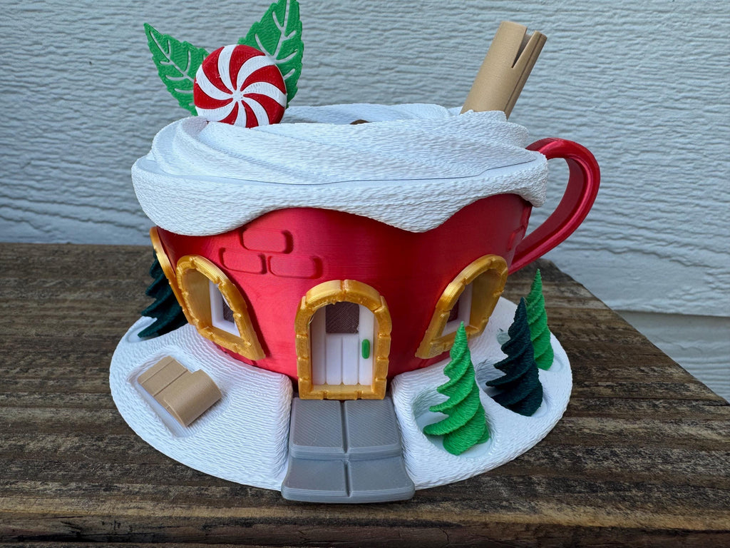 Fairy Garden | Hot Cocoa Cup | Christmas Village | 3D Printed