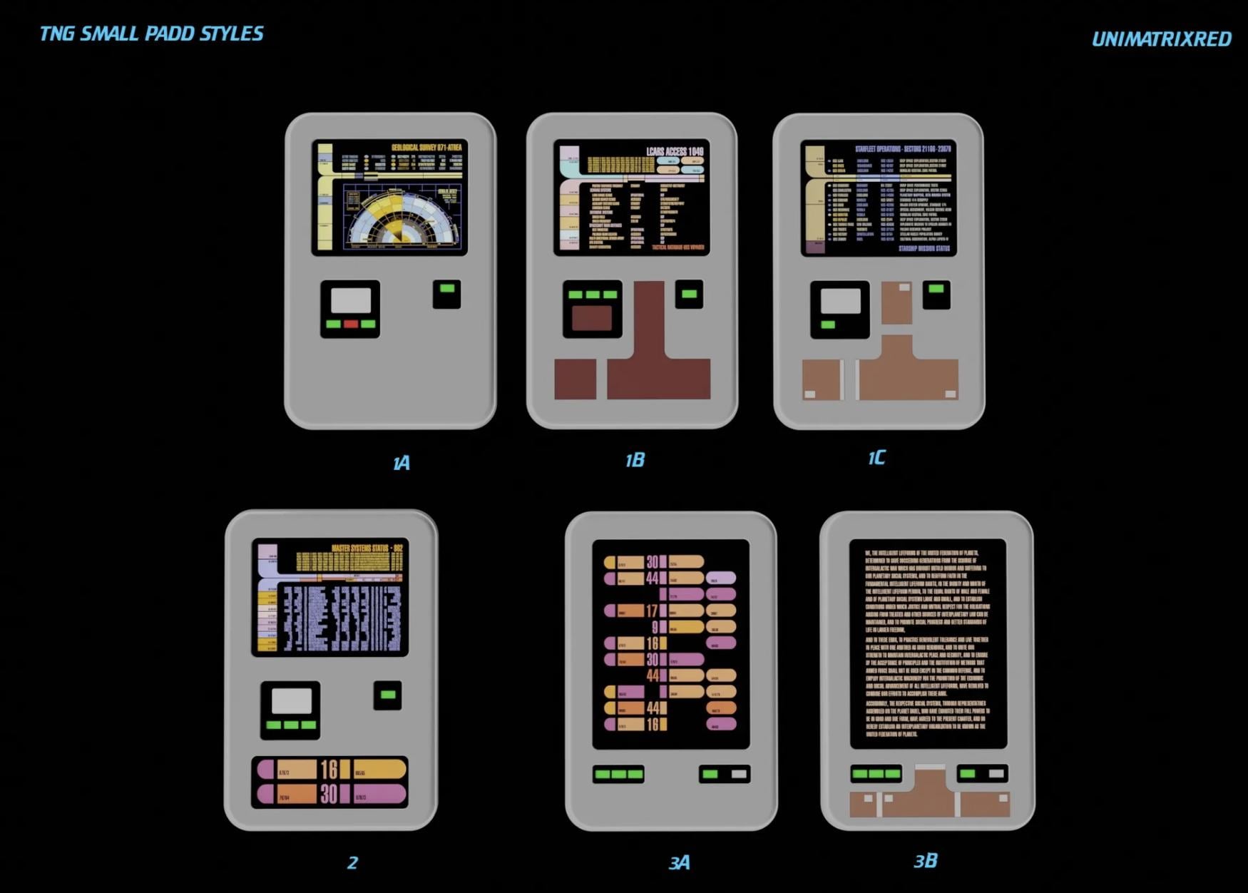 PADD | The Next Generation | 3D Printed | TV Movie Memorabilia Replica Props | Cosplay Props | Costume
