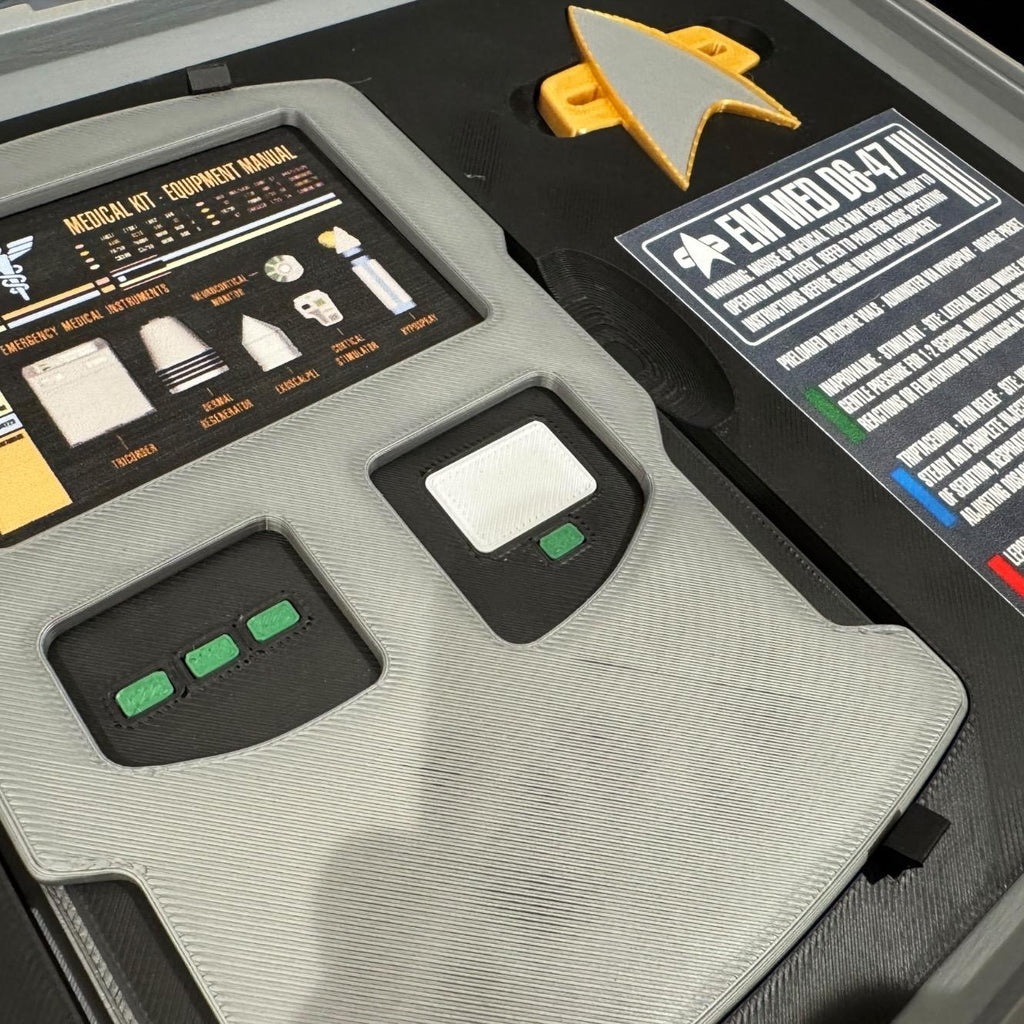 Med Kit: 3D Printed Voyager, TNG Cosplay Prop