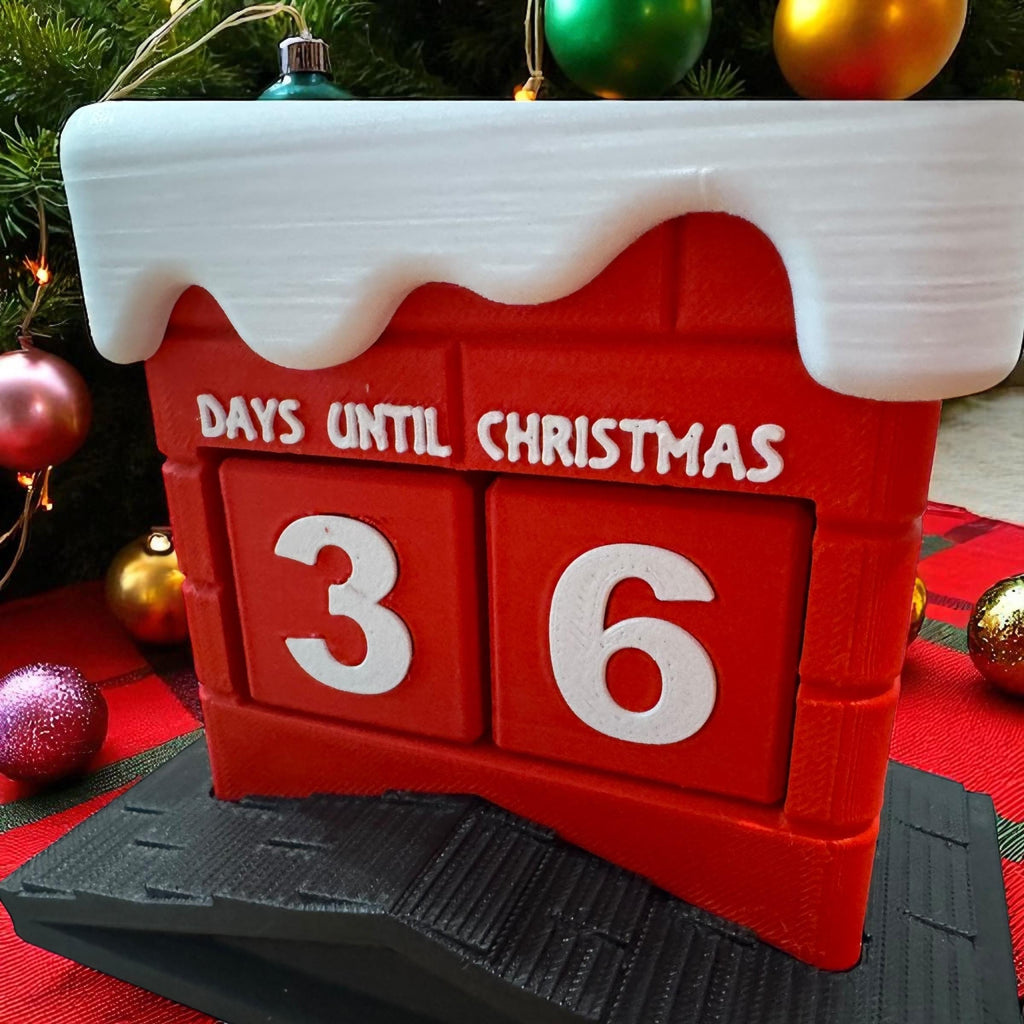 3D Printed Christmas Countdown: Santa's Legs Holiday Decor