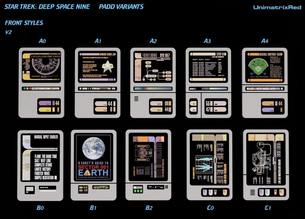 Deep Space Nine PADD Prop: 3D Printed TV Memorabilia Replica