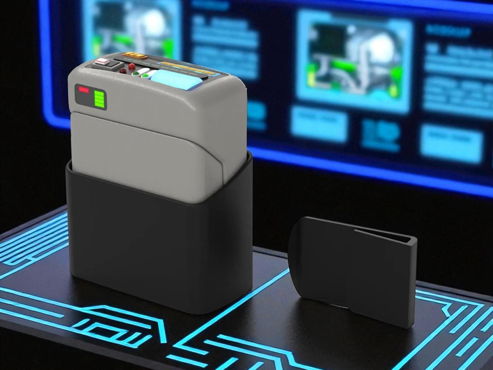 Tricorder | The Next Generation | 3D Printed | TV Movie Memorabilia Replica Props | Cosplay Props | Costume